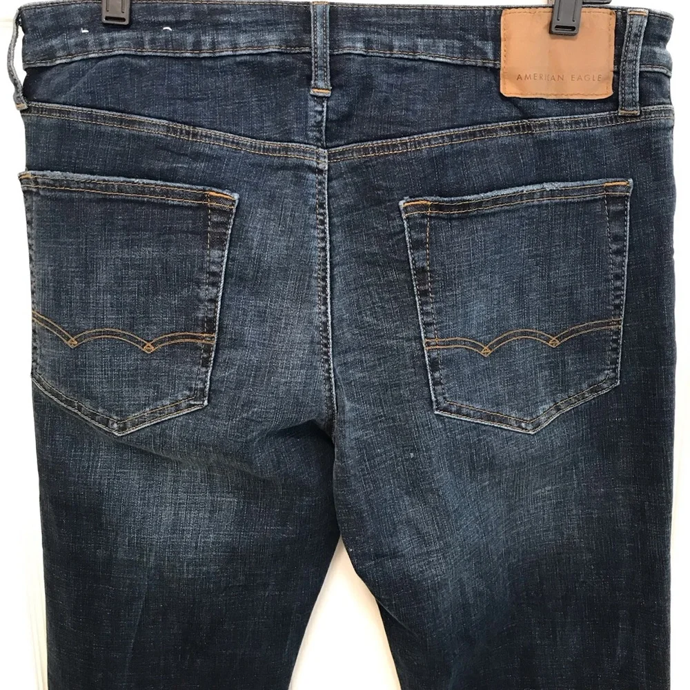 NWT Two Pair American Eagle Slim Straight Jeans 34x32